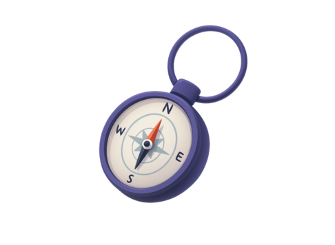 boussole illustration enfant